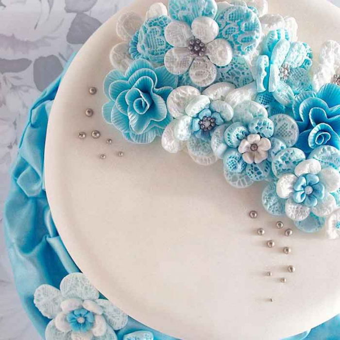 Mulaj Silicon Dantela 10.2 x 10.2 x H 0.4 cm [6]