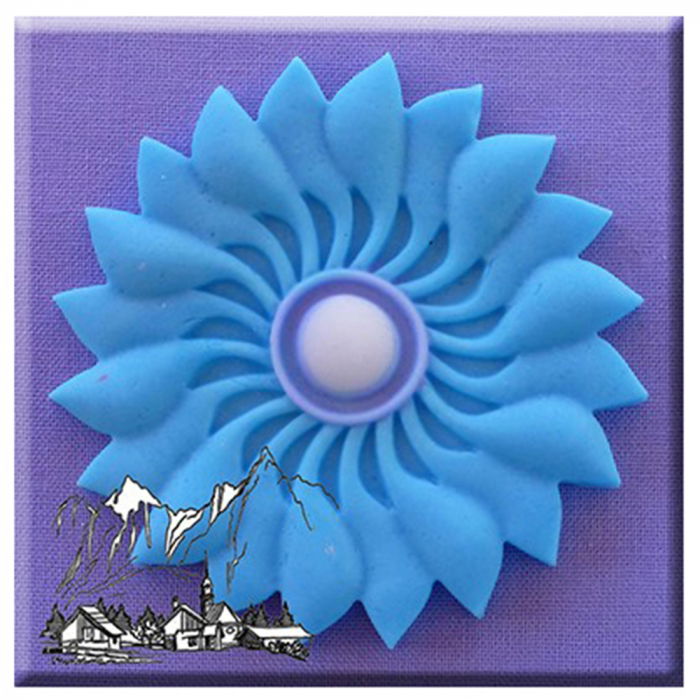 Mulaj Silicon Decor Floare / Top Cupcakes Ø 6 cm [2]