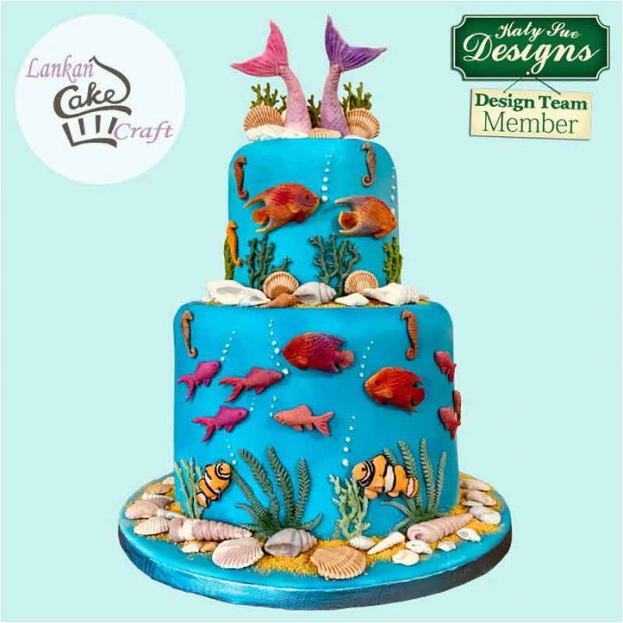 Mulaj Silicon Decor Marin - Pesti, Iarba, Coral - 8 Subiecte [2]