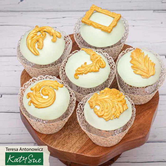 Mulaj Silicon Decor Rococo 4 Subiecte Ø 5.5 - 4.3 cm [4]