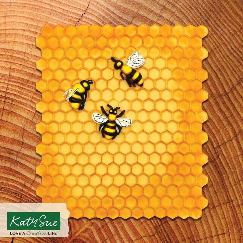 Mulaj Silicon Decor Textura Fagure 13.5 x 12.3 cm si Albine [3]