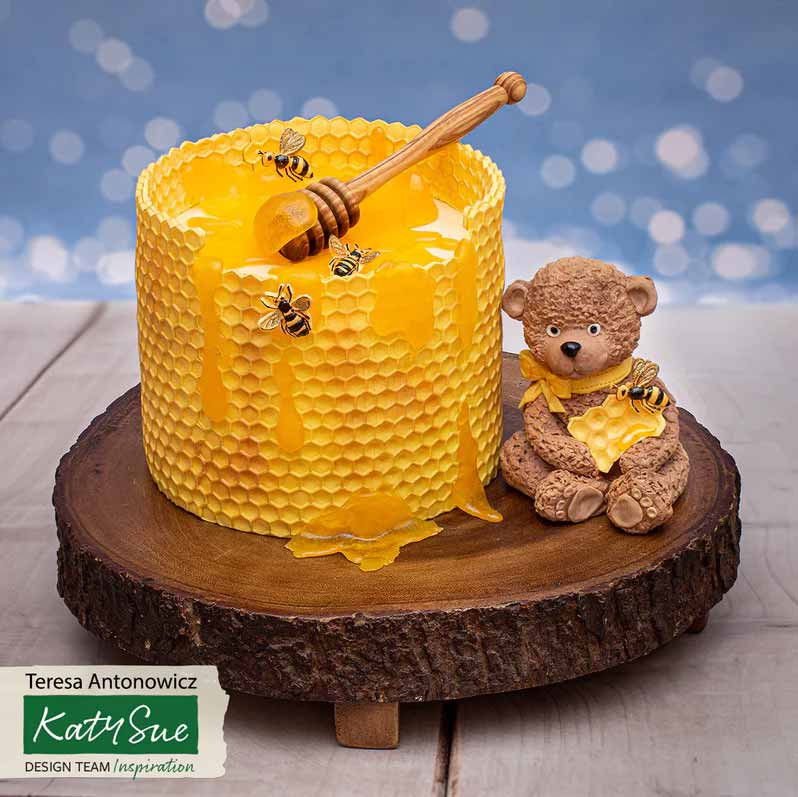 Mulaj Silicon Decor Textura Fagure 13.5 x 12.3 cm si Albine [4]