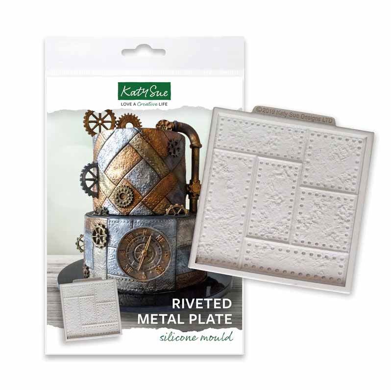 Mulaj Silicon Decor Textura Placa Metal Nituita 10 x 10 cm [1]