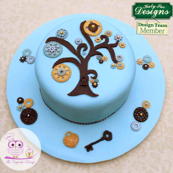 Mulaj Silicon Decor Vintage/Industrial - Roti Dintate si Angrenaje Ø 10 cm [3]