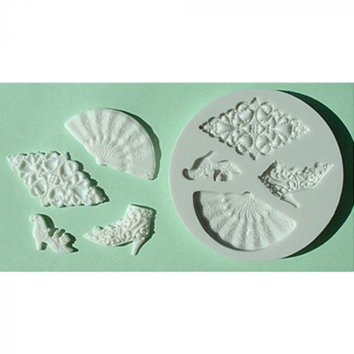 Mulaj Silicon Fashion Vintage, Ø 2.5 - 4.5 cm, 4 Subiecte [1]