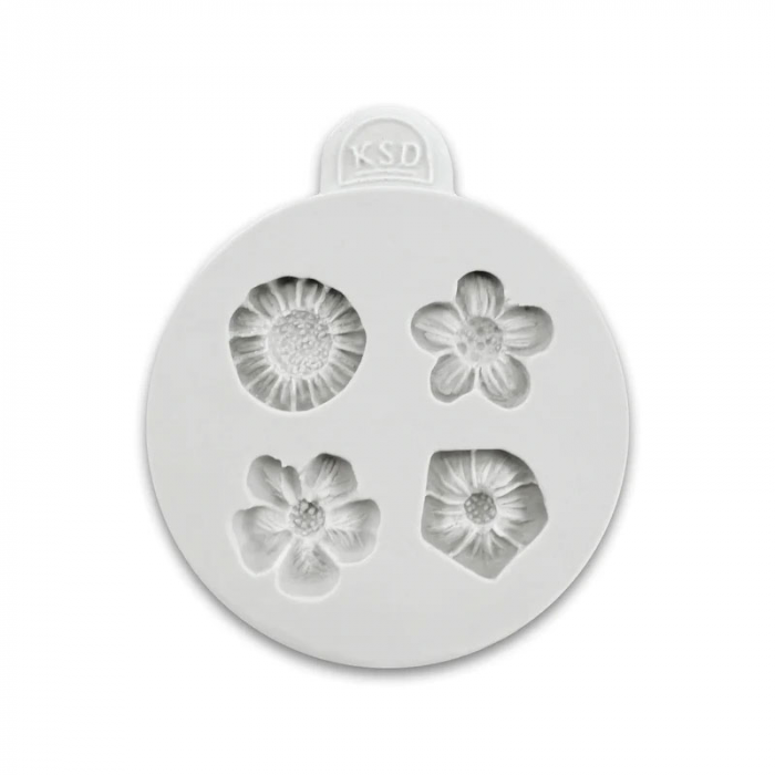 Mulaj Silicon Flori, 4 Subiecte Ø 1.7 cm [2]