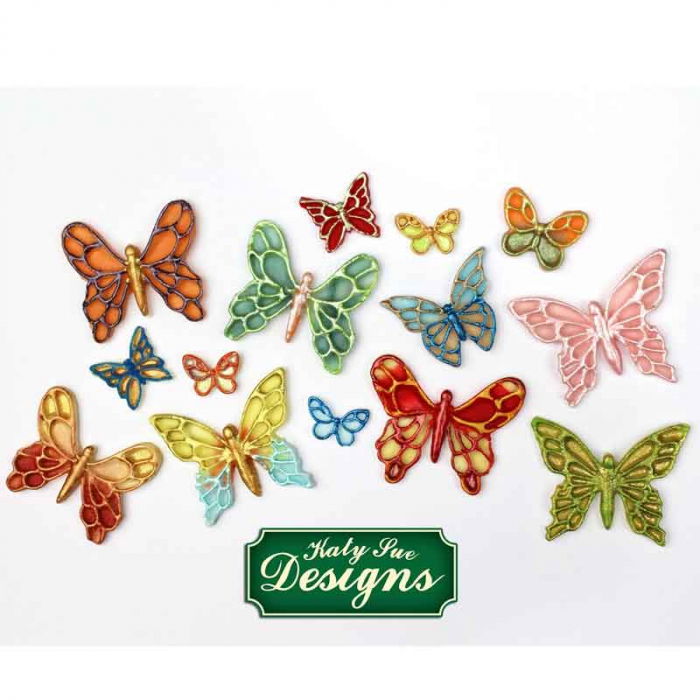 Mulaj Silicon Fluturi 6 Subiecte Ø 3.5 - 1 cm [2]