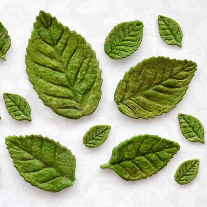 Mulaj Silicon Frunze Trandafir 12 Subiecte 4 - 1 x 2.5 - 0.5 cm [2]