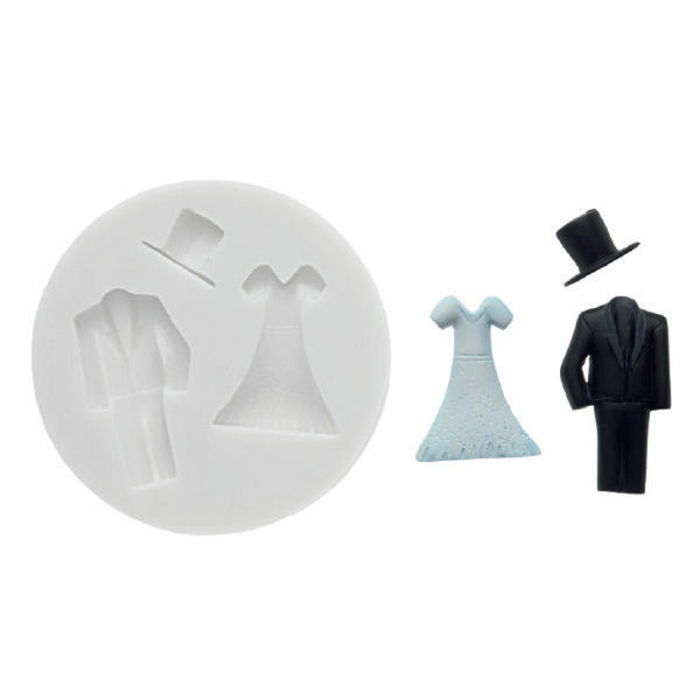 Mulaj Silicon Haine, 2 Subiecte, 5.5 x 3 cm (SLK217) [1]