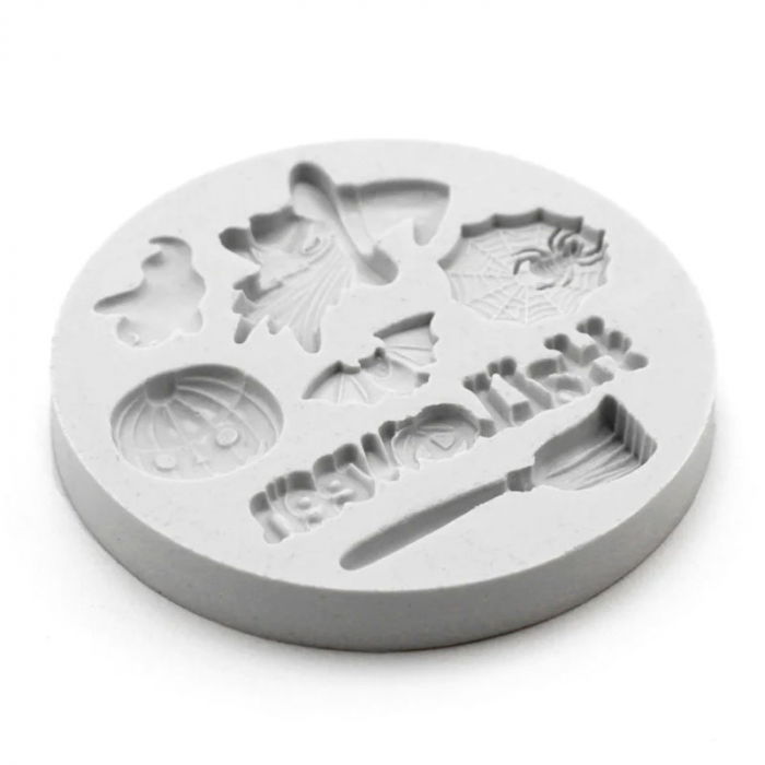 Mulaj Silicon Halloween, 1.7 - 5 x 0.9 - 1.7 cm, 7 Decoruri [2]