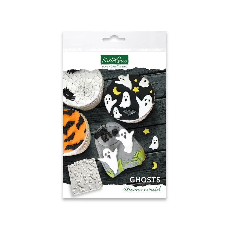 Mulaj Silicon Halloween - Fantome, Lilieci, 10.7 x 10.5 cm [4]