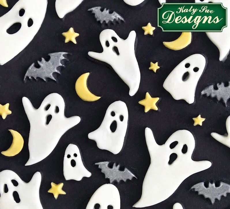 Mulaj Silicon Halloween - Fantome, Lilieci, 10.7 x 10.5 cm [3]