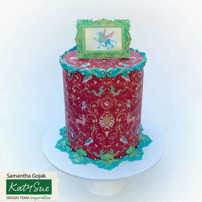 Mulaj Silicon Rama Baroc Vintage Mare 12 x 9 cm [6]