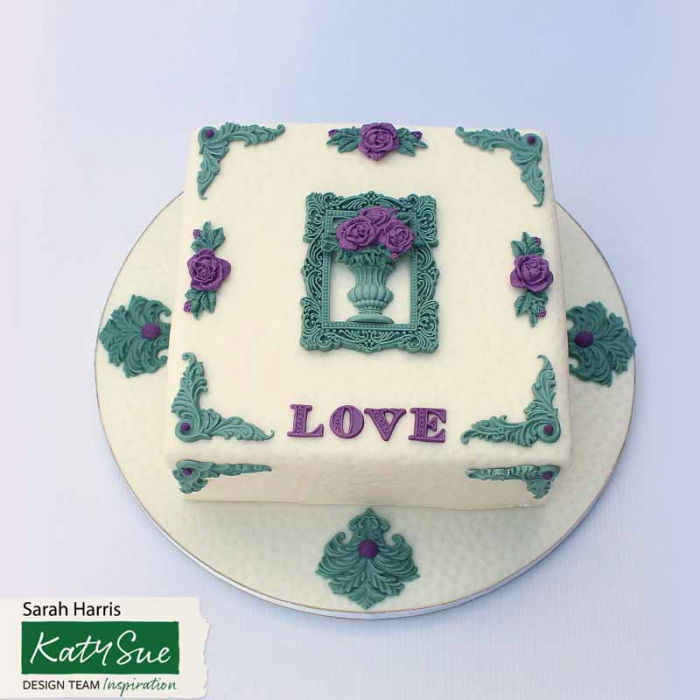 Mulaj Silicon Rama Baroc Vintage Medie 10.5 x 7.5 cm [5]