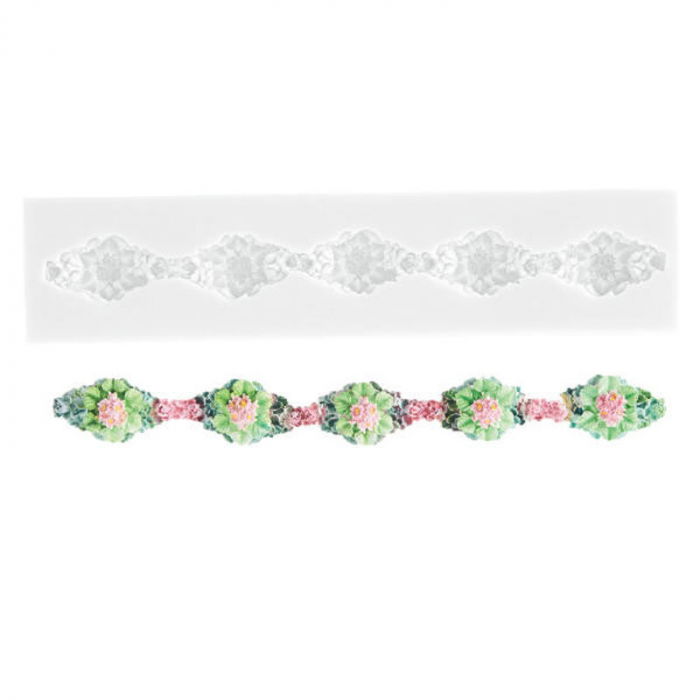 Mulaj Silicon Sirag Floricele, 20 x 1.1 cm (SLK395) [1]