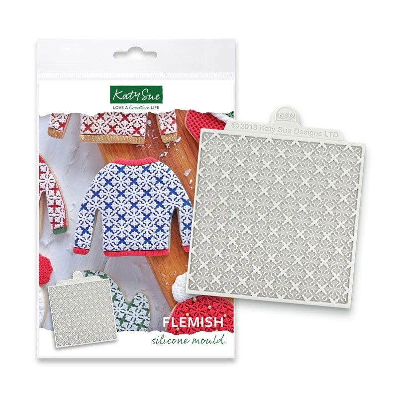 Mulaj Silicon Textura Tricotaj Model 3, 10 x 10 cm [1]