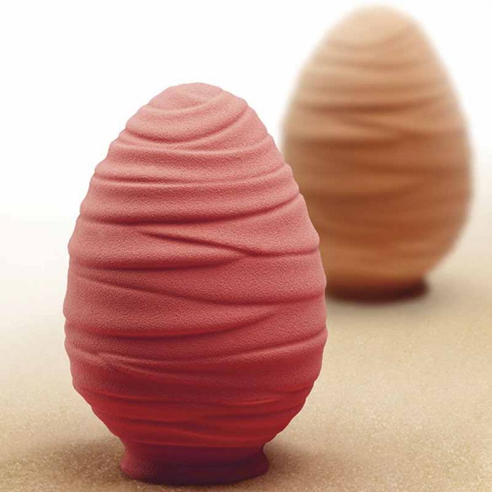 Ou Paste Ramses Ø 14 x H 20 cm, Set Matrite Plastic 2 Subiecte Ciocolata [1]