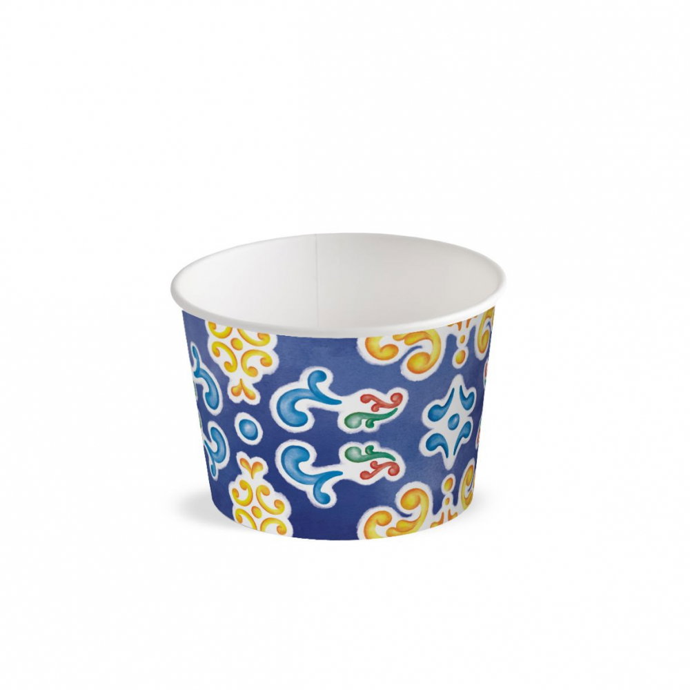 Pahar Carton Inghetata Capri, Ø 9.4 x H 6.4 cm, 290 ml, Set 55 buc [1]
