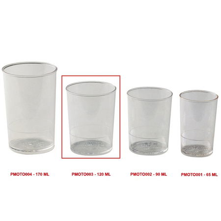 Pahare Classic 120 ml, Ø 5.5 x H 7 cm, Set 100 Buc [3]