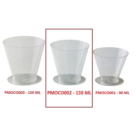 Pahare Cup 135 ml, Ø 7 x H 6.7 cm, Set 100 Buc [3]