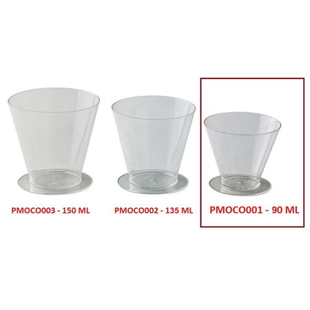 Pahare Cup 90 ml, Ø 6.5 x H 5.5 cm, Set 100 Buc [3]