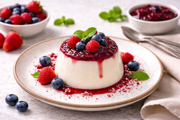 Panna Cotta, Professional Dessert Base, Semi-Prepared Product 1L, Elle & Vire – UHT Liquid Cream [2]