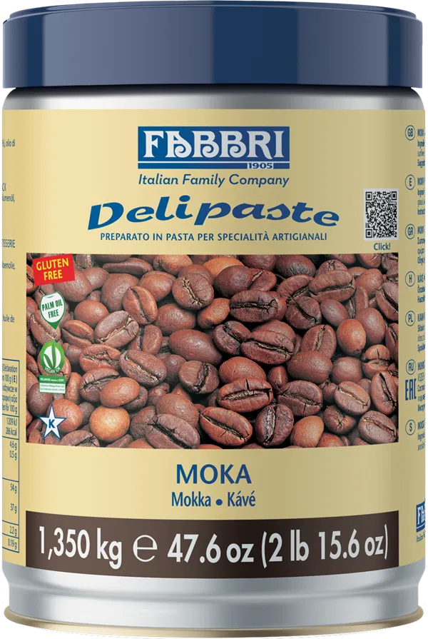 Pasta aromatizanta Cafea Moka Delipaste Fabbri, 1.35 kg [1]