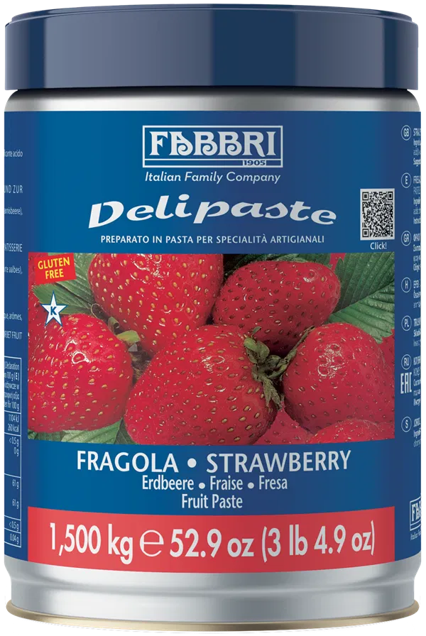 Pasta aromatizanta Capsuni Delipaste Fabbri, 1.5 kg [1]