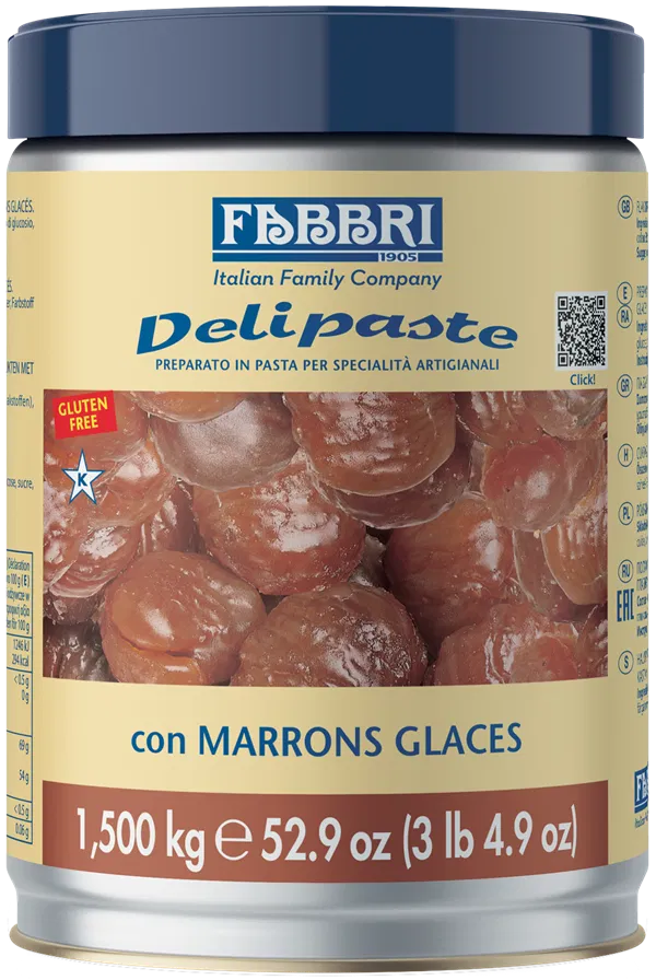 Pasta aromatizanta Castane Glasate Delipaste Fabbri, 1.5 kg [1]
