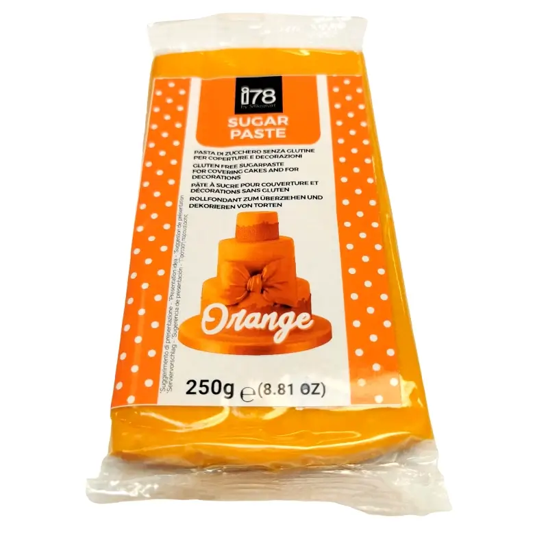 Pasta de Zahar Portocalie fara Gluten pentru Acoperire si Decoruri [1]
