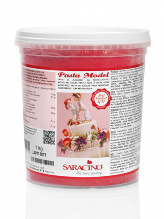 Pasta modelatoare Rosu, Saracino, 1 kg [1]