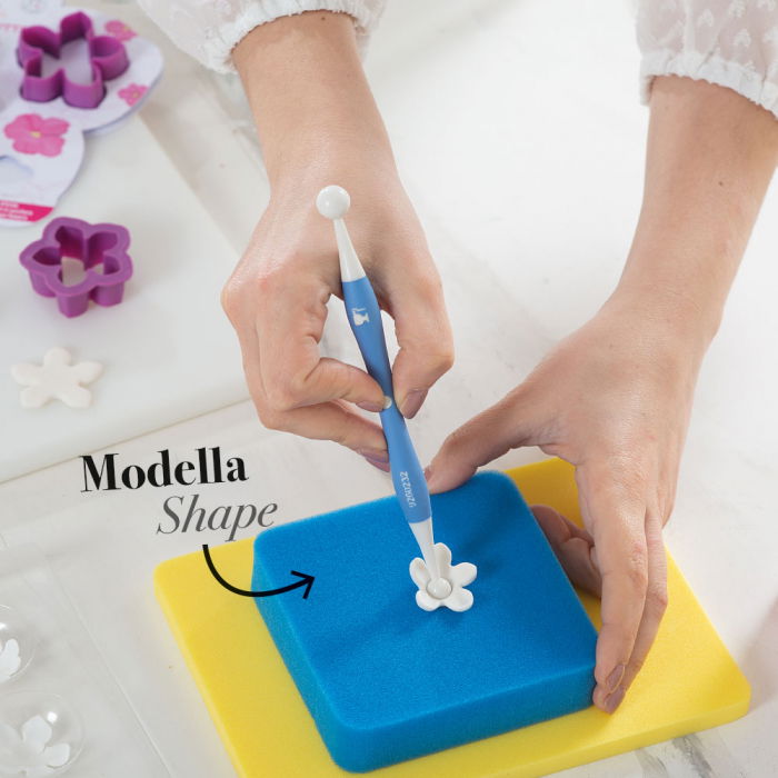 Pasta Zahar Gum Paste Alba, Pentru Flori - Gata Preparata, 200 gr [3]