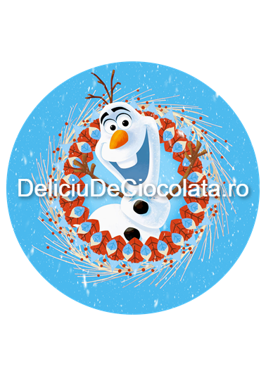 Pasta Zahar imprimata Frozen Model 3, Ø 20 cm [1]