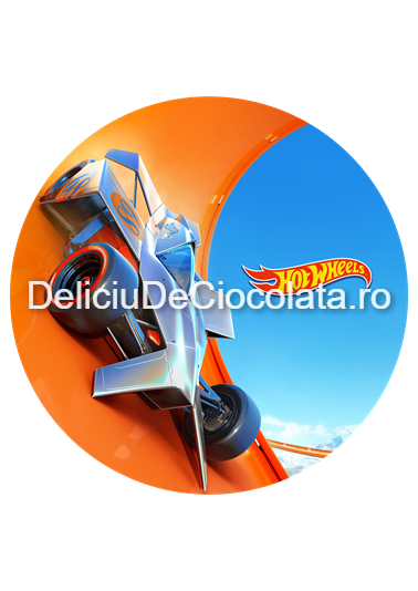 Pasta Zahar imprimata Hot Wheels Model 3, Ø 20 cm [1]