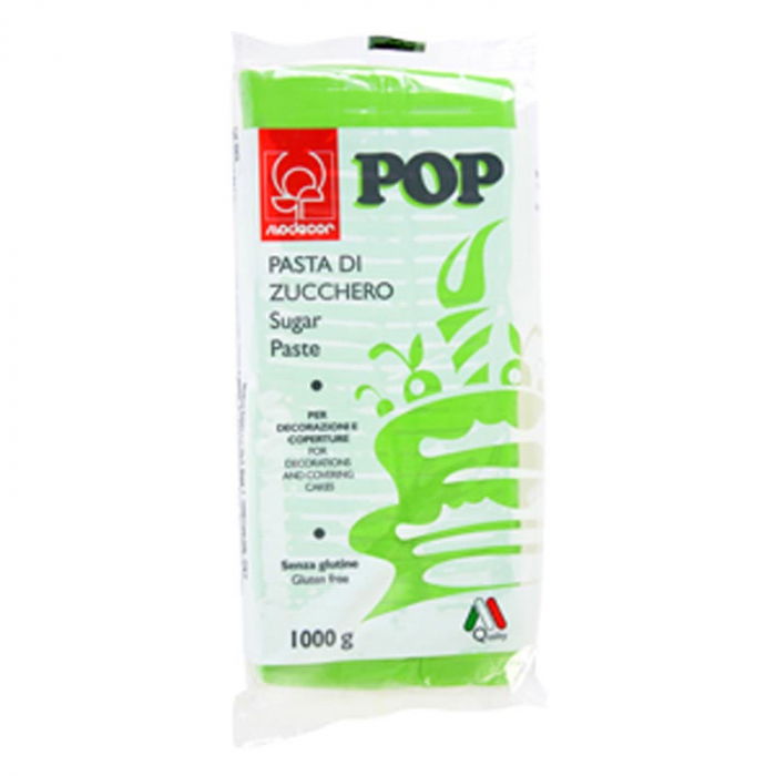 Pasta zahar Verde, Acoperire si Decoruri, 1 Kg, Modecor [1]