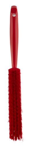 Perie cu Fire Sintetice si Maner culoare Rosu, Temp. Max. 100°C, 33 x 3.5 cm [2]