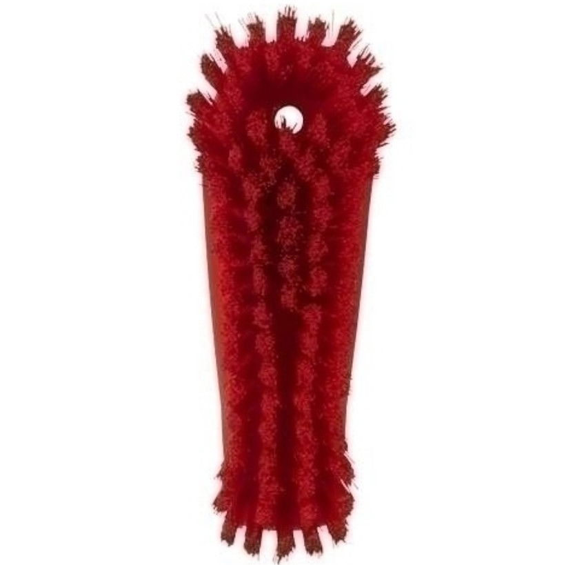 Perie de Mana L cu Fire Sintetice Rigiditate Mare, Rosu, 20 x 7 cm [2]