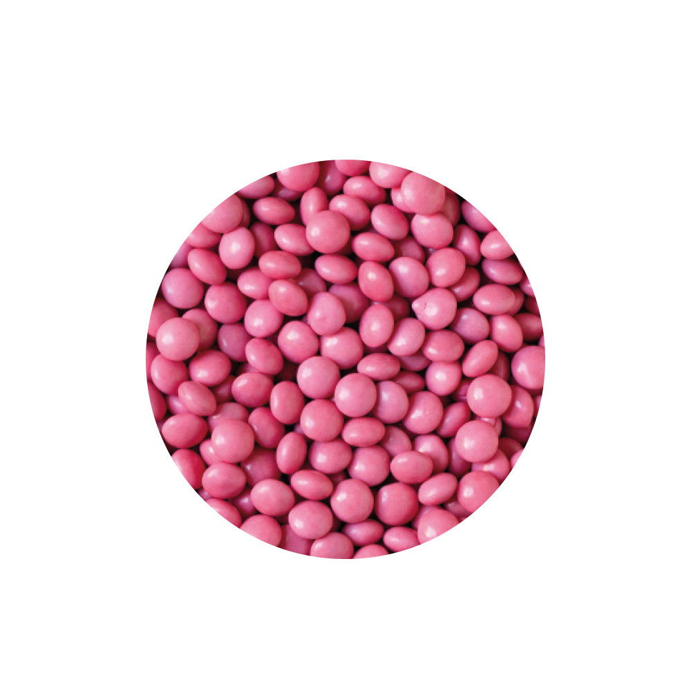 Perle Aplatizate Ciocolata Roz Intens Ø 10 mm, 1 kg [4]