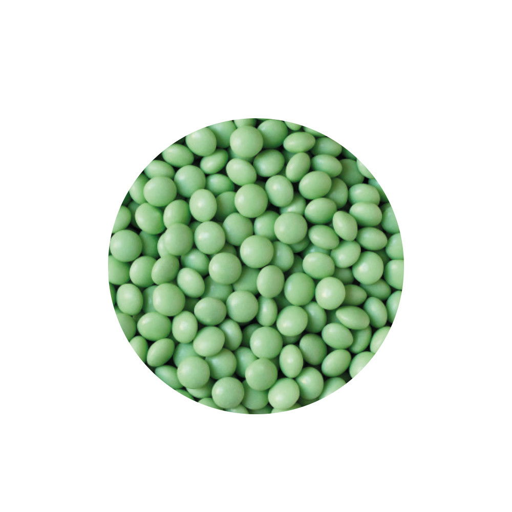 Perle Aplatizate Ciocolata Verde Ø 10 mm, 80 gr [4]