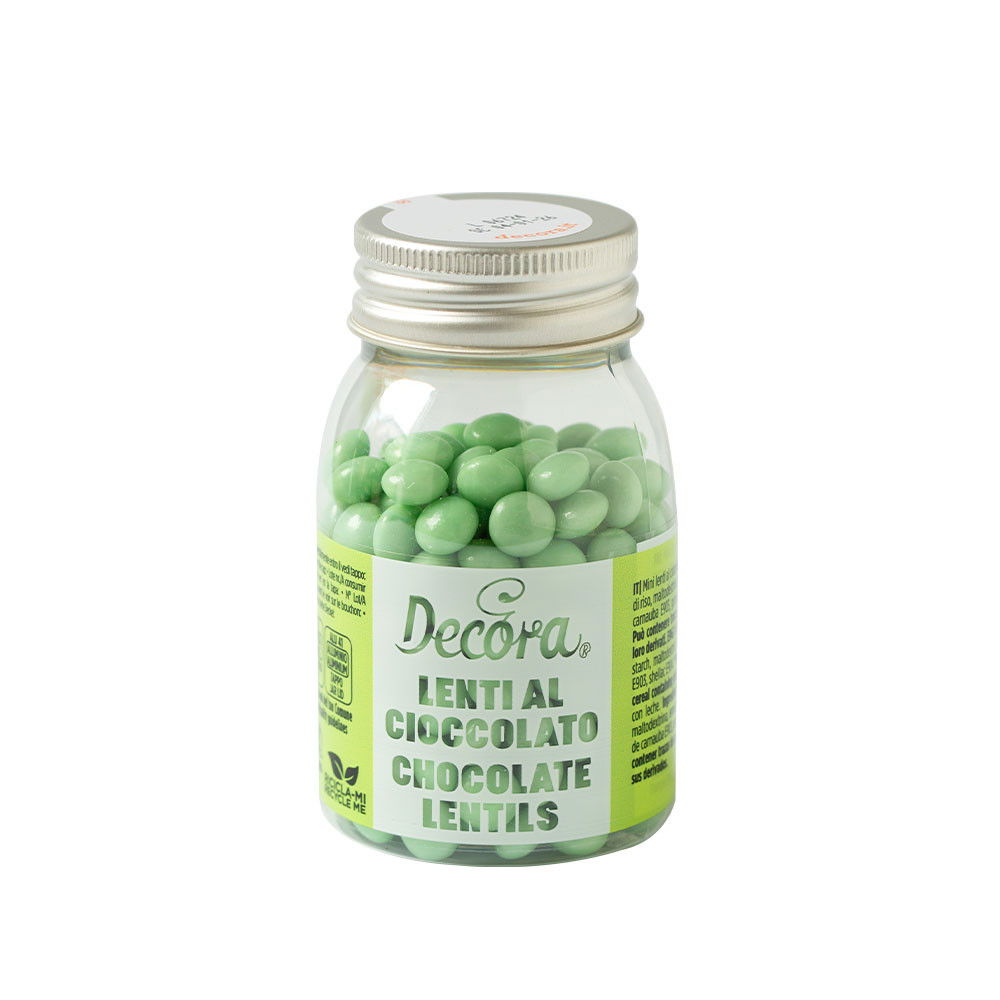 Perle Aplatizate Ciocolata Verde Ø 10 mm, 80 gr [1]