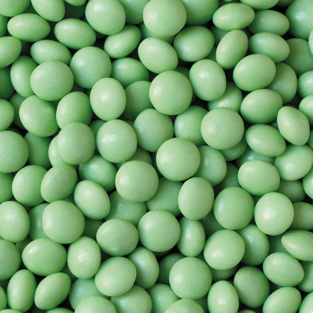 Perle Aplatizate Ciocolata Verde Ø 10 mm, 80 gr [2]