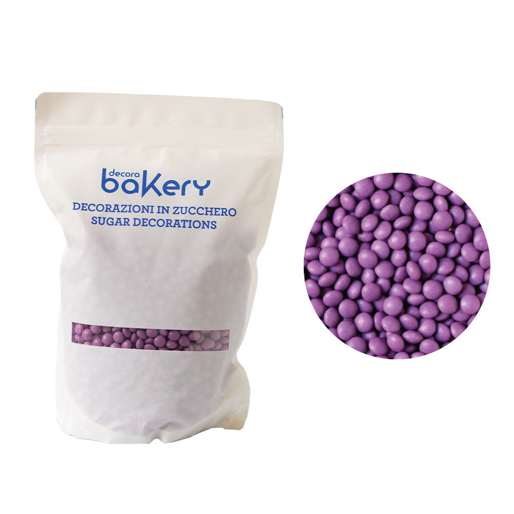 Perle Aplatizate Ciocolata Violet Ø 10 mm, 1 kg [1]