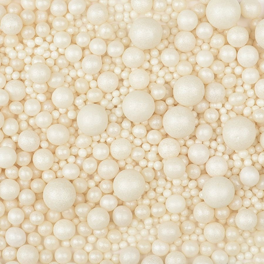 Perle Zahar Alb Diferite Marimi 100 g [2]