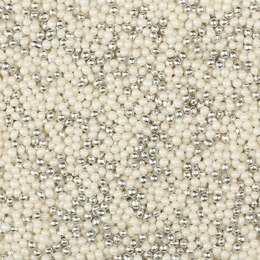 Perle Zahar Alb si Argintiu 100 g [2]