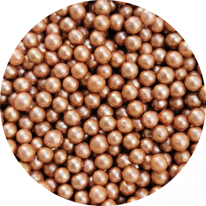 Perle Zahar Bronz Sidefate Ø 4 mm, 1,2 Kg [1]