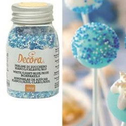 Perle Zahar Colormix Ø 1.5mm - Alb, Bleu si Albastru, 100 gr [2]