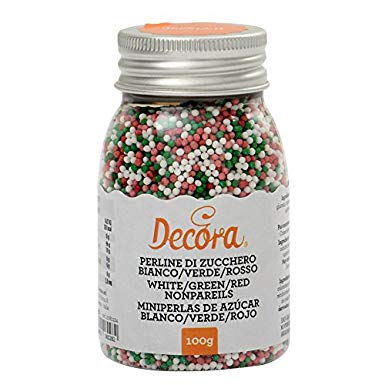 Perle Zahar Colormix Ø 1.5mm - Alb, Verde si Rosu, 100 gr [3]