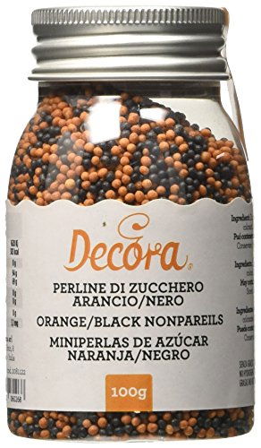 Perle Zahar Colormix Ø 1.5mm - Portocaliu si Negru, 100 gr [4]