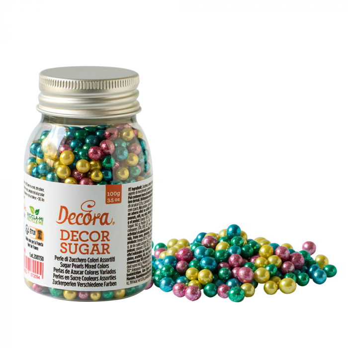 Perle Zahar ColorMix Metalizat Ø 5mm, 100 gr [1]