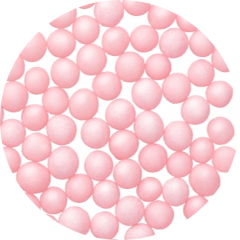 Perle Zahar Roz Mate Ø 4 mm, 1.2 Kg [1]